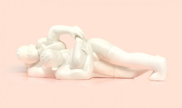 Artist: Nooree Kim Title: Soft Bodies Medium: Resin Size: 9” x 4” x 3”