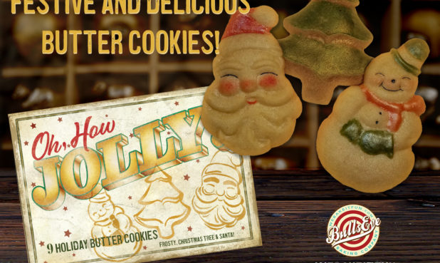 PRODUCT: JOLLY BUTTER COOKIES DESCRIPTION:
 9 butter cookies in keepsake box. PRICE: $12
