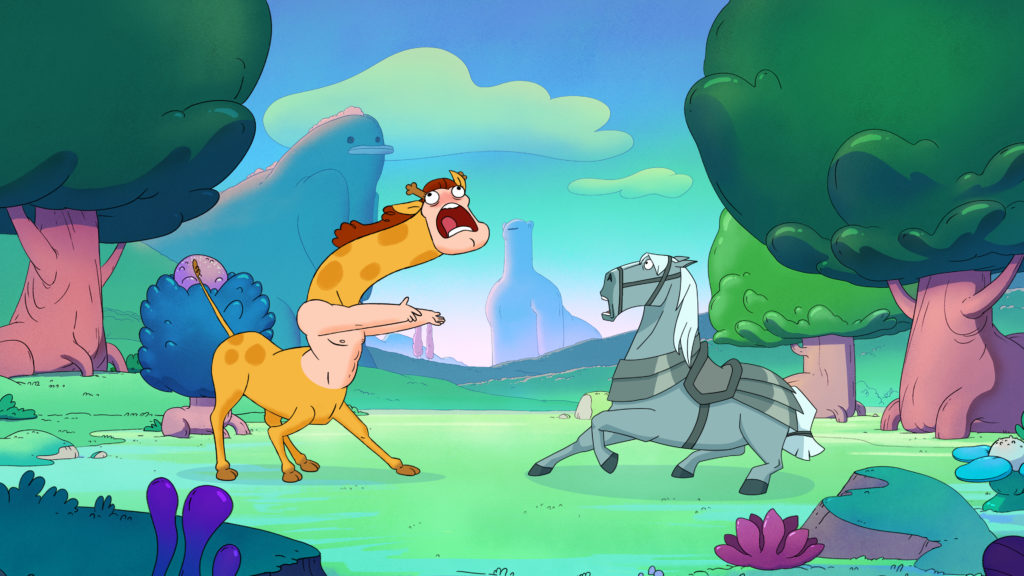 Animated horse and centaur