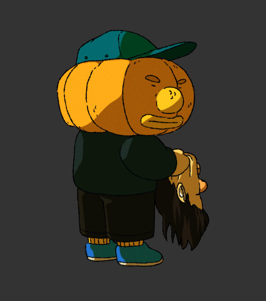 Cartoon pumpkin