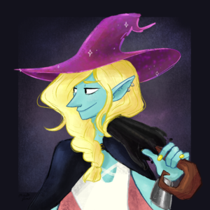 Cartoon witch