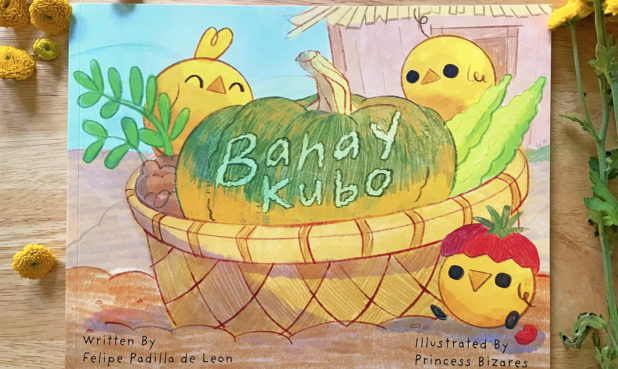 TITLE: Bahay Kubo Picture Book SIZE: 
 W8.5" x H11" DESCRIPTION: Softcover book featuring the song “Bahay Kubo.” Illustrations on every page, lyrics in Tagalog and English, and sheet music for the famous song, as well as a cultural inspiration spread on the back. PRICE: $25