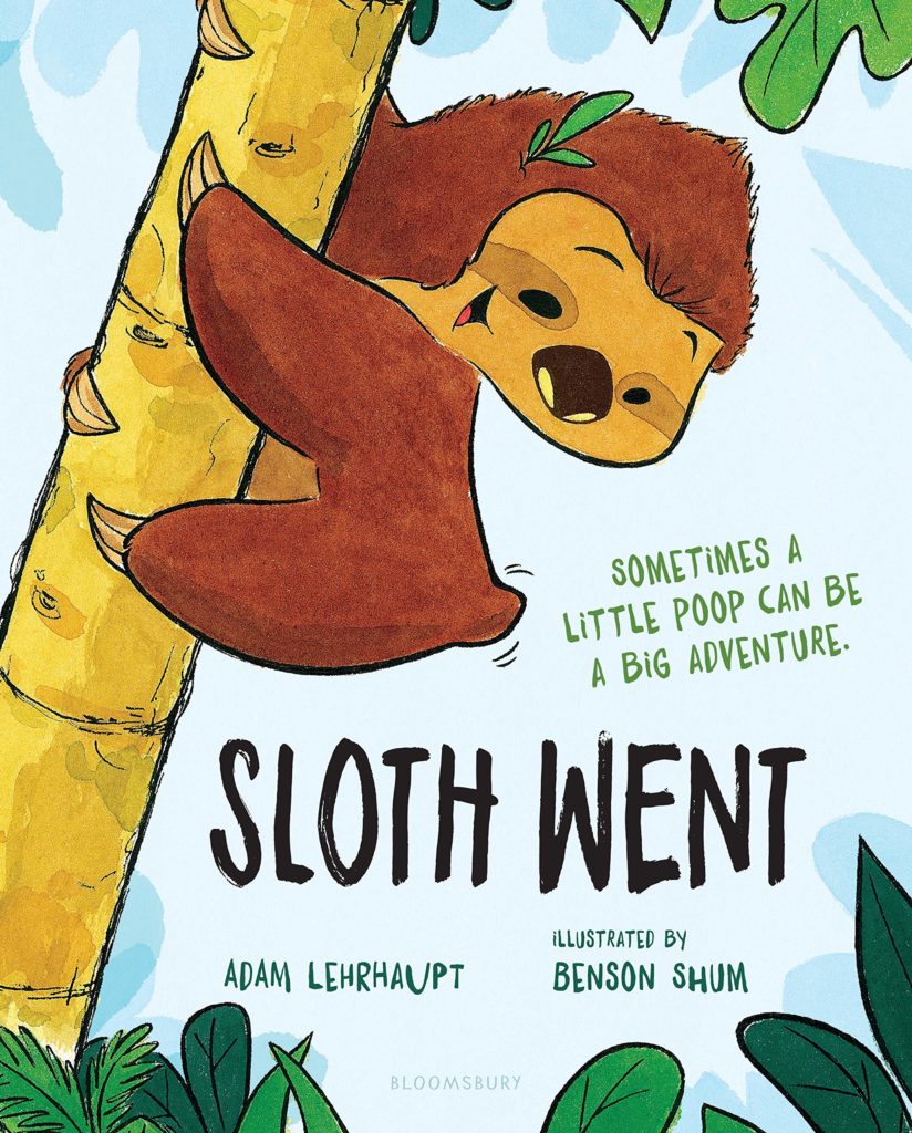 Children's book with sloth