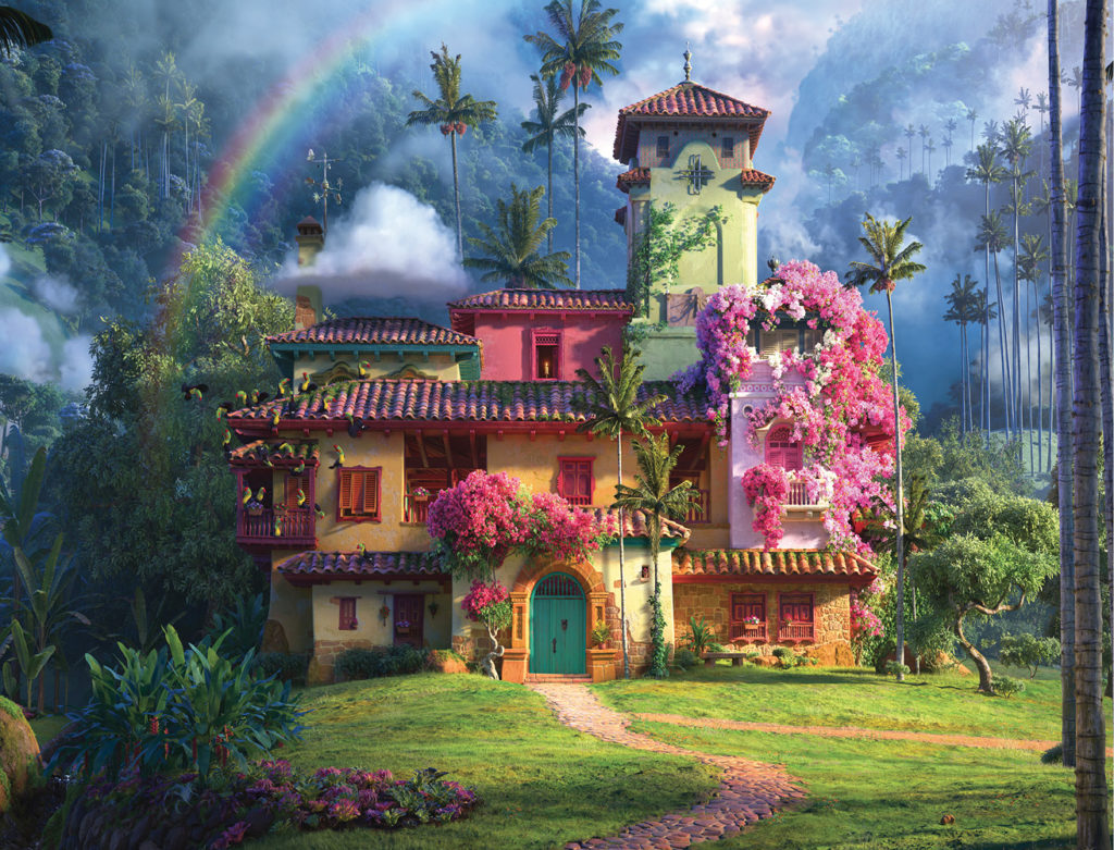 Animated magical house